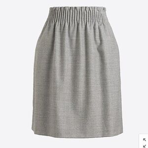 J Crew Factory Gray Career Wear Sidewalk Skirt